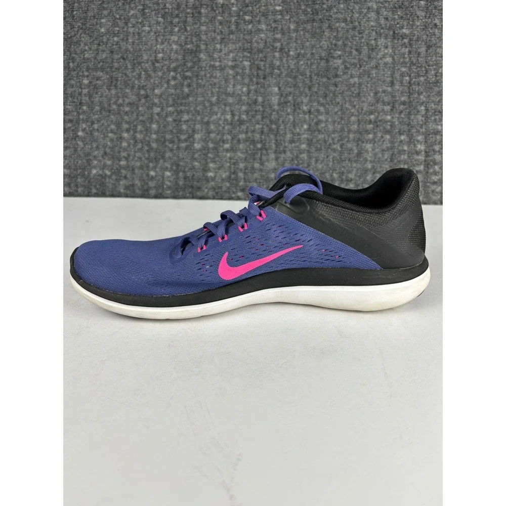 Nike Flex Experience RN 5 Running Shoes 830751-500 Size 12 Blue Pink Black